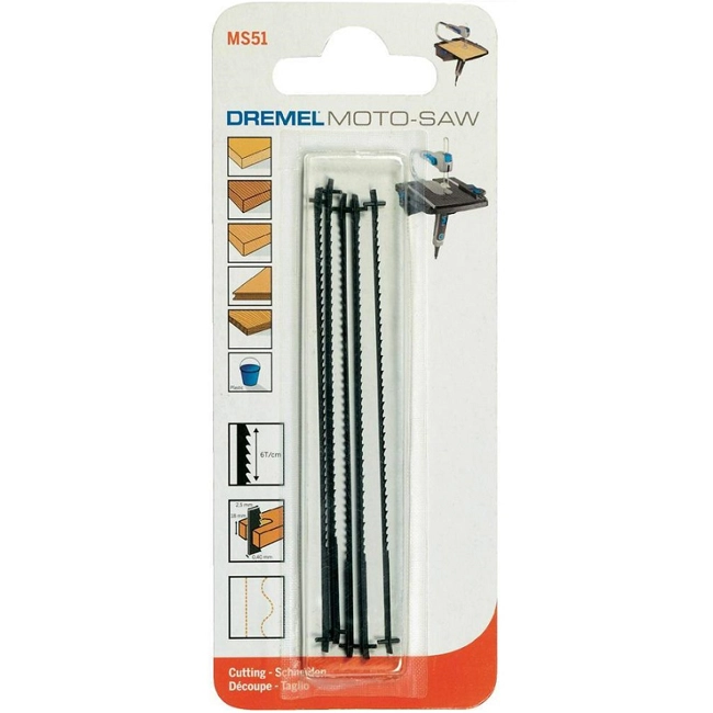 Vendita online Dremel 5 lame Moto-Saw per tagliare il legno